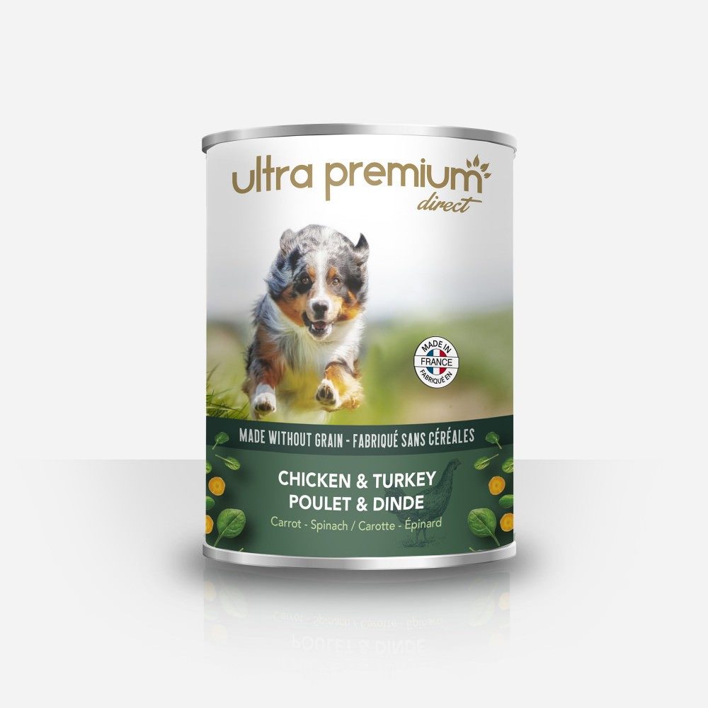 12-boites-de-patee-pour-chien-sans-cereales-poulet-dinde-carotte-epinard