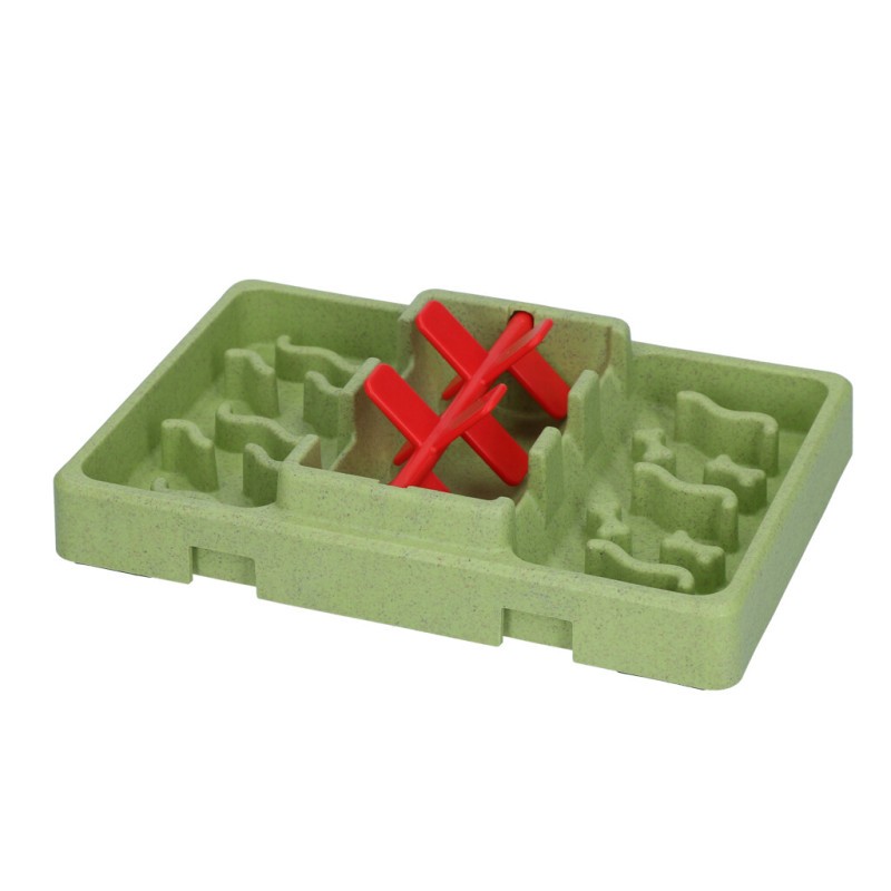 Mini Puzzle Crazy River, un jouet éducatif pour chien avec cachettes à friandises.