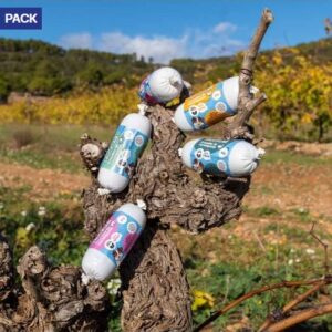 Pack de 5 friandises Mini Sauciflair de Cani Gourmand aux saveurs assorties pour chien.