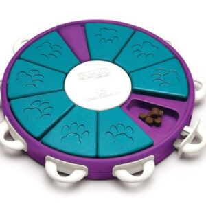 Jeu de réflexion avancé pour chien Dog Twister de Nina Ottosson.