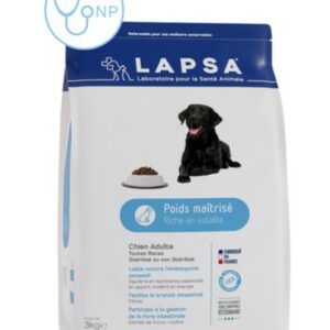 Croquettes Chien Adulte Poids Maîtrisé Lapsa ONP Volailles