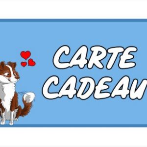 Carte Cadeau Cani Gourmand pour chien de 5 à 500 euros.