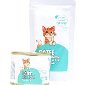 Pâtée poisson crevettes chat Cani Gourmand alimentation humide marine sans céréales.