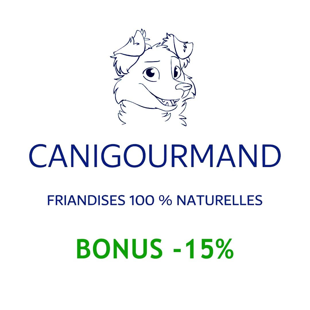 Bon plan Canigourmand : bonus exclusif de -15% sur les friandises naturelles pour chien