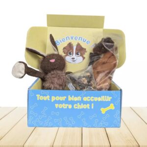 Kit chiot petit chien Canigourmand coffret bienvenue education