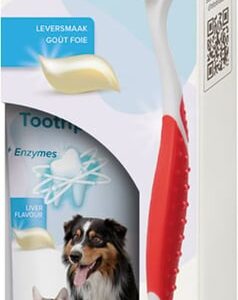 Combi pack Beaphar : dentifrice et brosse à dents à deux têtes pour chien et chat