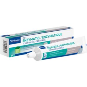 Dentifrice enzymatique Virbac au poulet pour chien et chat, kit complet 70 g