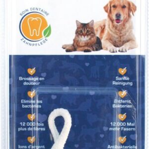 Doigtier dentaire PlaqueOff ProDen Dental Finger pour brosser les dents du chien et du chat