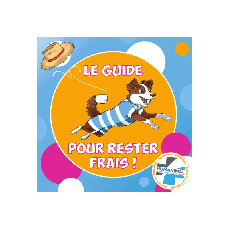 Livret Premiers secours canins Spécial Été, guide illustré pour garder son chien au frais