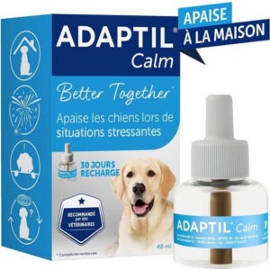 Diffuseur anti-stress Adaptil Calm pour chien, avec sa recharge de 48 ml