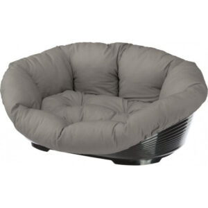 Corbeille en plastique Ferplast Sofa pour chien, avec son coussin rembourré