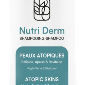 Flacon de shampoing Biogance Nutri Derm 250 ml pour chien à la peau sensible