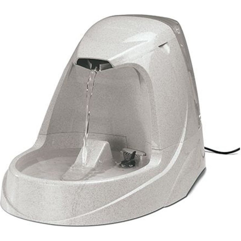 Fontaine à eau Drinkwell Platinum de 5 litres pour chien et chat, avec jet en cascade