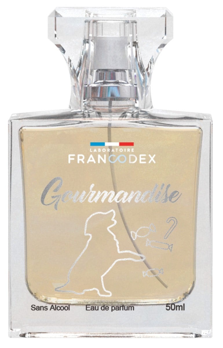 Flacon de parfum pour chien Francodex Gourmandise de 50 ml
