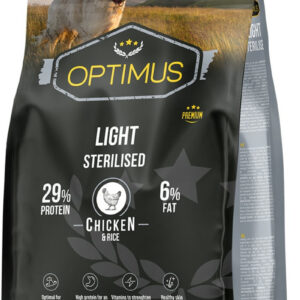 Sac de croquettes Optimus Adult Light Sterilised pour chien stérilisé ou en surpoids