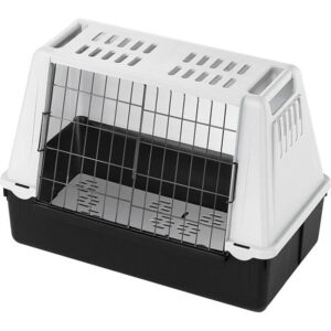 Caisse de transport Ferplast Atlas Car pour chien, coque en plastique et porte coulissante grillagée