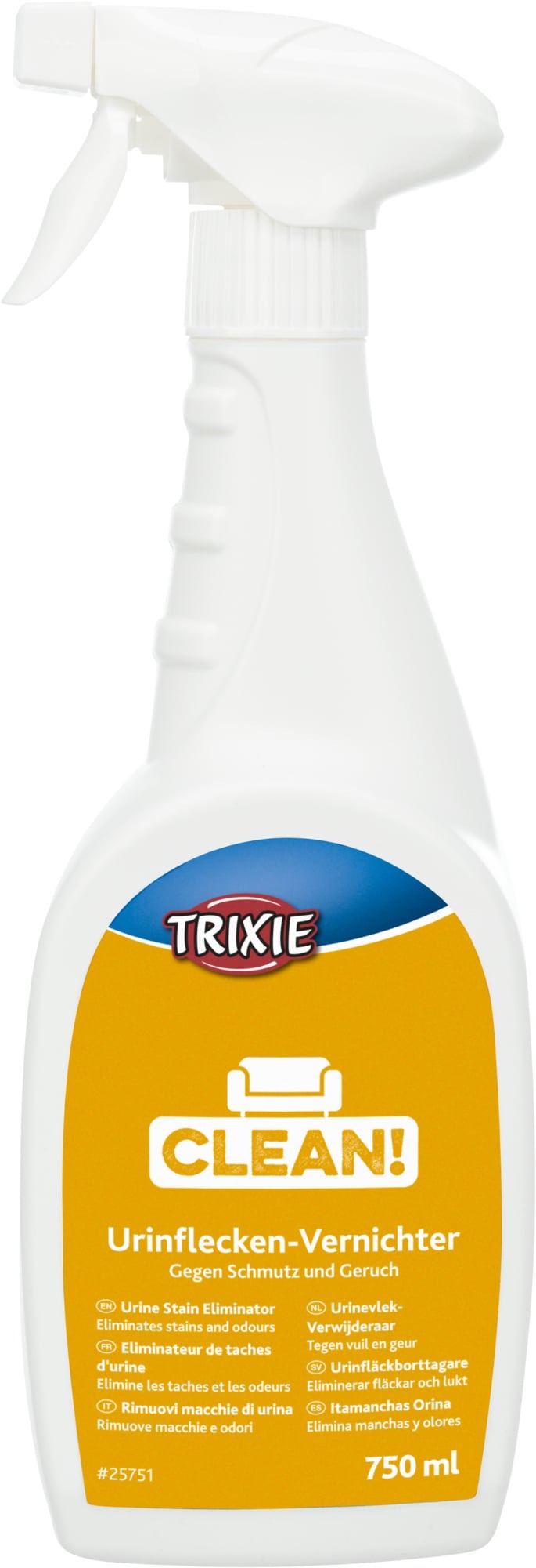 Flacon de 750 ml d'éliminateur de taches d'urine Trixie pour chien