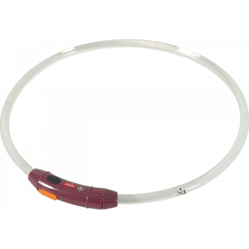 Collier lumineux en silicone Zolux Bivouak pour chien