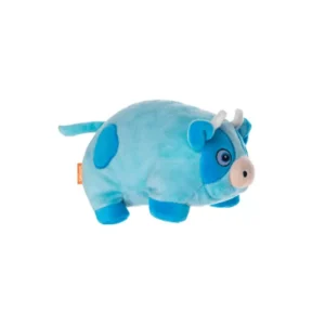 Peluche vache ronde Momo pour chien, de la marque Growl, avec couineur