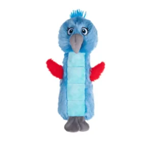 Peluche perroquet Percy pour chien, de la marque Growl, avec double couineur
