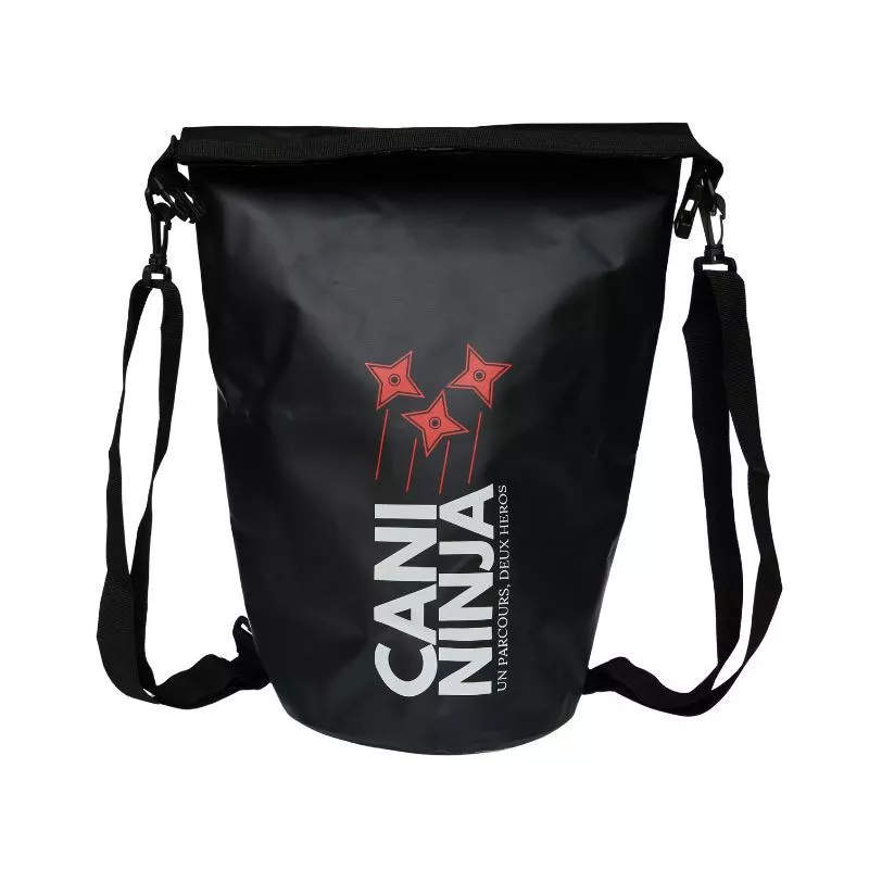 Sac étanche Cani Ninja de 15 litres en PVC à fermeture roulée, vendu par CaniGourmand