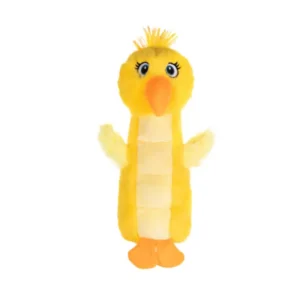 Peluche canari jaune Sunny pour chien, de la marque Growl, avec double couineur